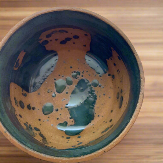 Small Bowl--Deep Teal, Surf Blue